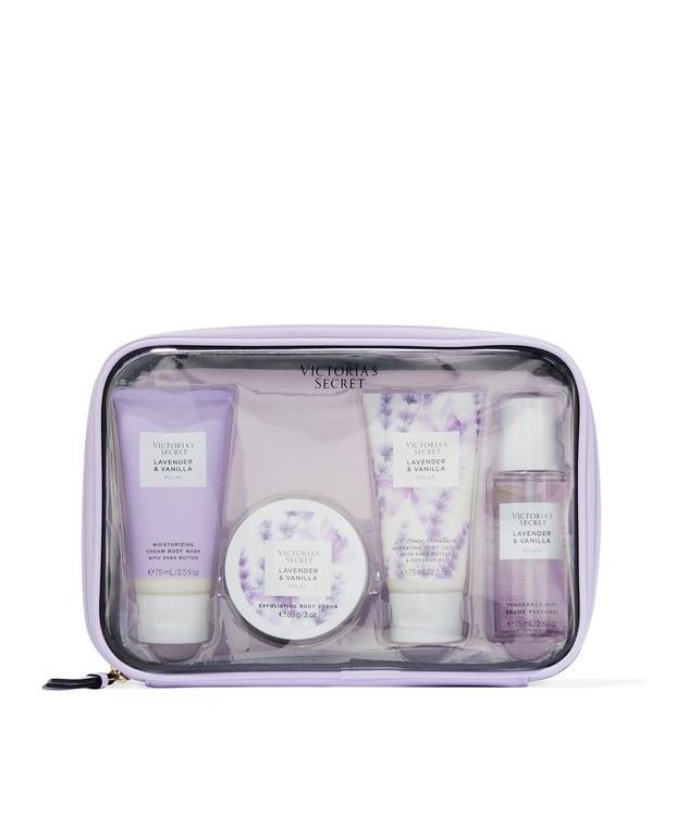 Deluxe Victoria Secret body care kit. hotsell Lavender and Vanilla with Bag! Gift!