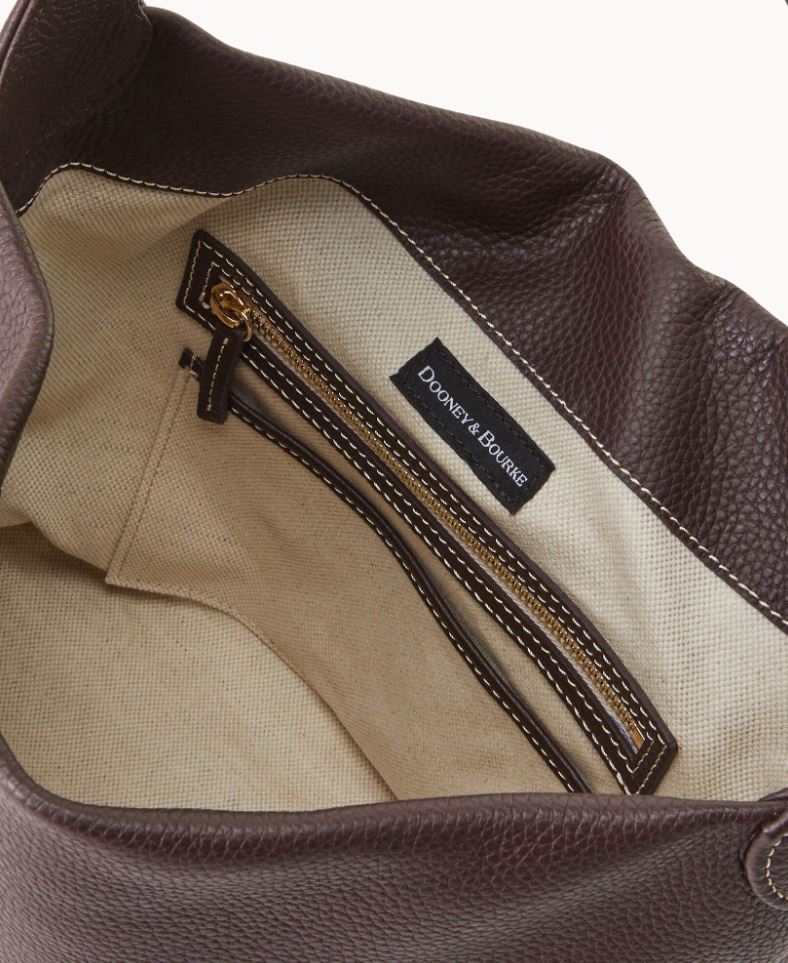 Dooney & Bourke Pebble II Small Logo Lock Sac Hobo Handbag