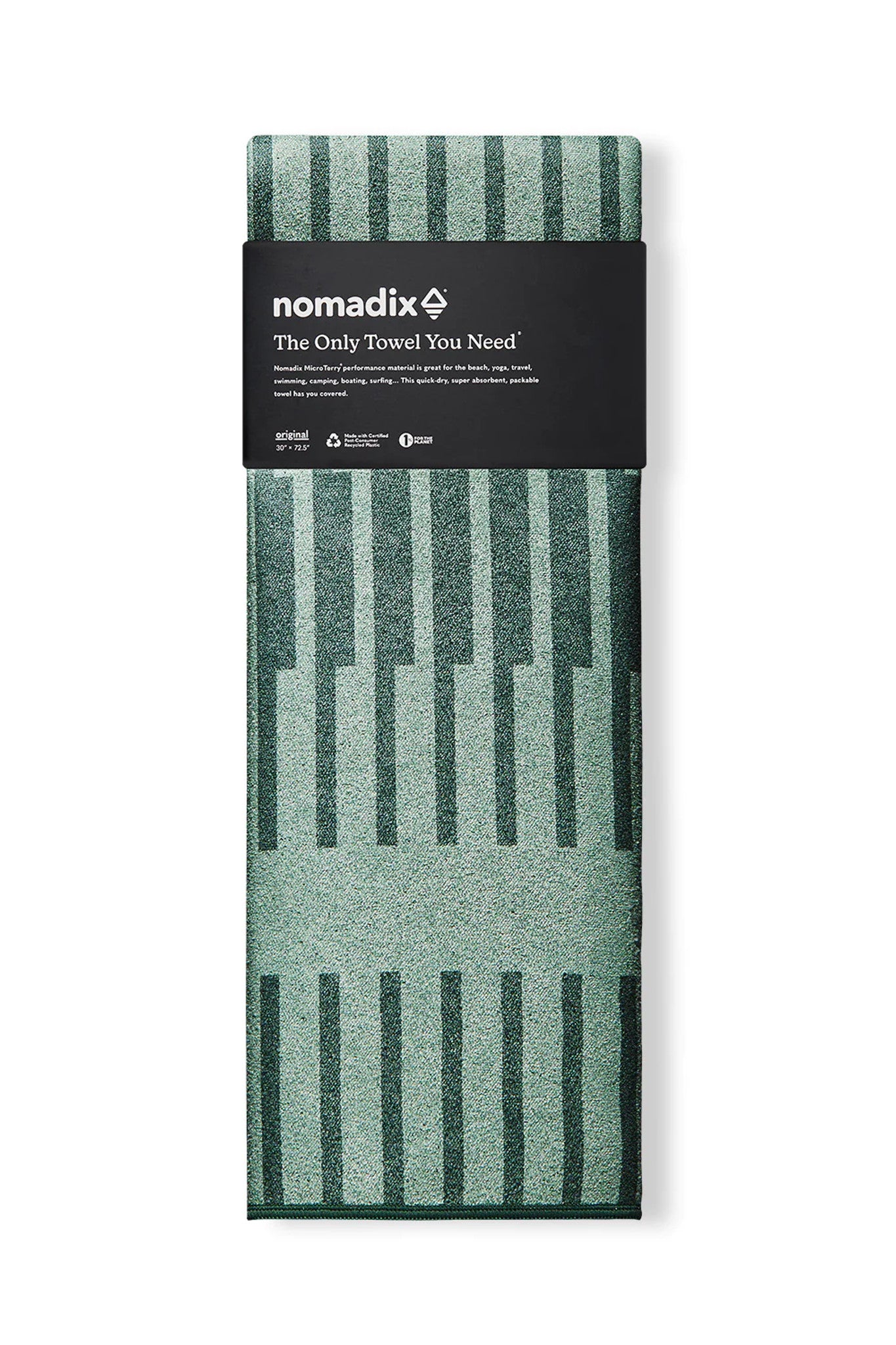 Nomadix Original Towel - Modern Stripe Green