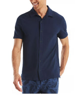 Nautica Mens Seersucker Short Sleeve Shirt