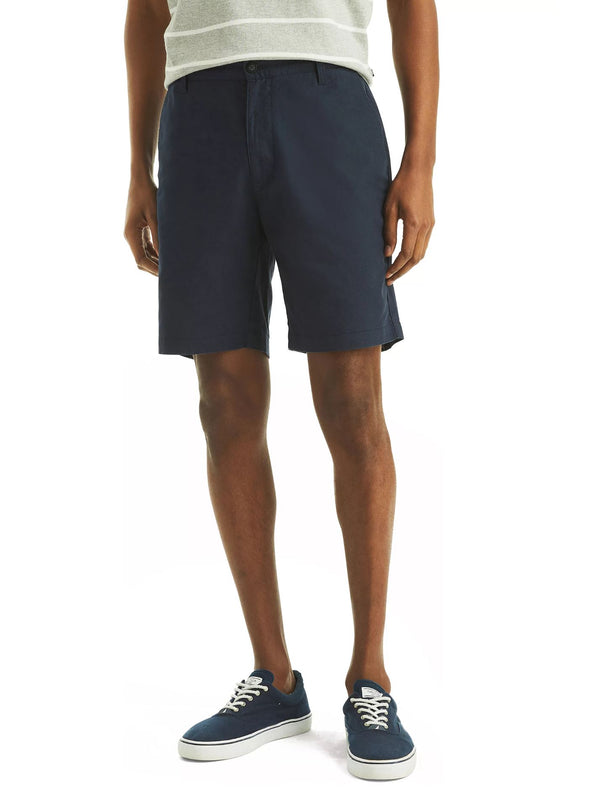Nautica Mens Linen 8.5 Deck Shorts