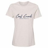 Coast Guard Womens Relaxed Crewneck Short Sleeve T-Shirt