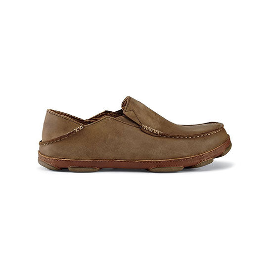 OluKai Mens Moloā Leather Slip On Shoe