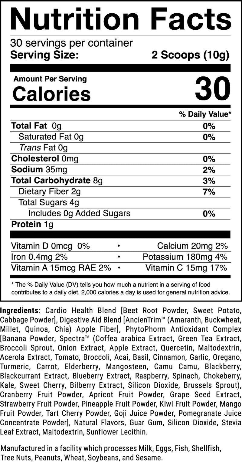 Opti Reds 1st Phorm Opti-Reds 50 Superfood Powder Drink Mix - 30 Servings – ShopCGX