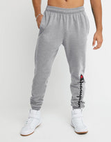 Champion Mens Powerblend Graphic Fleece Jogger Pant