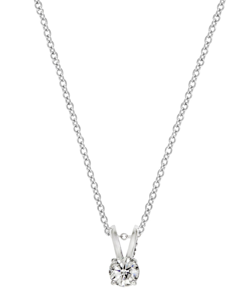 Effy 14K White Gold Diamond Pendant Necklace