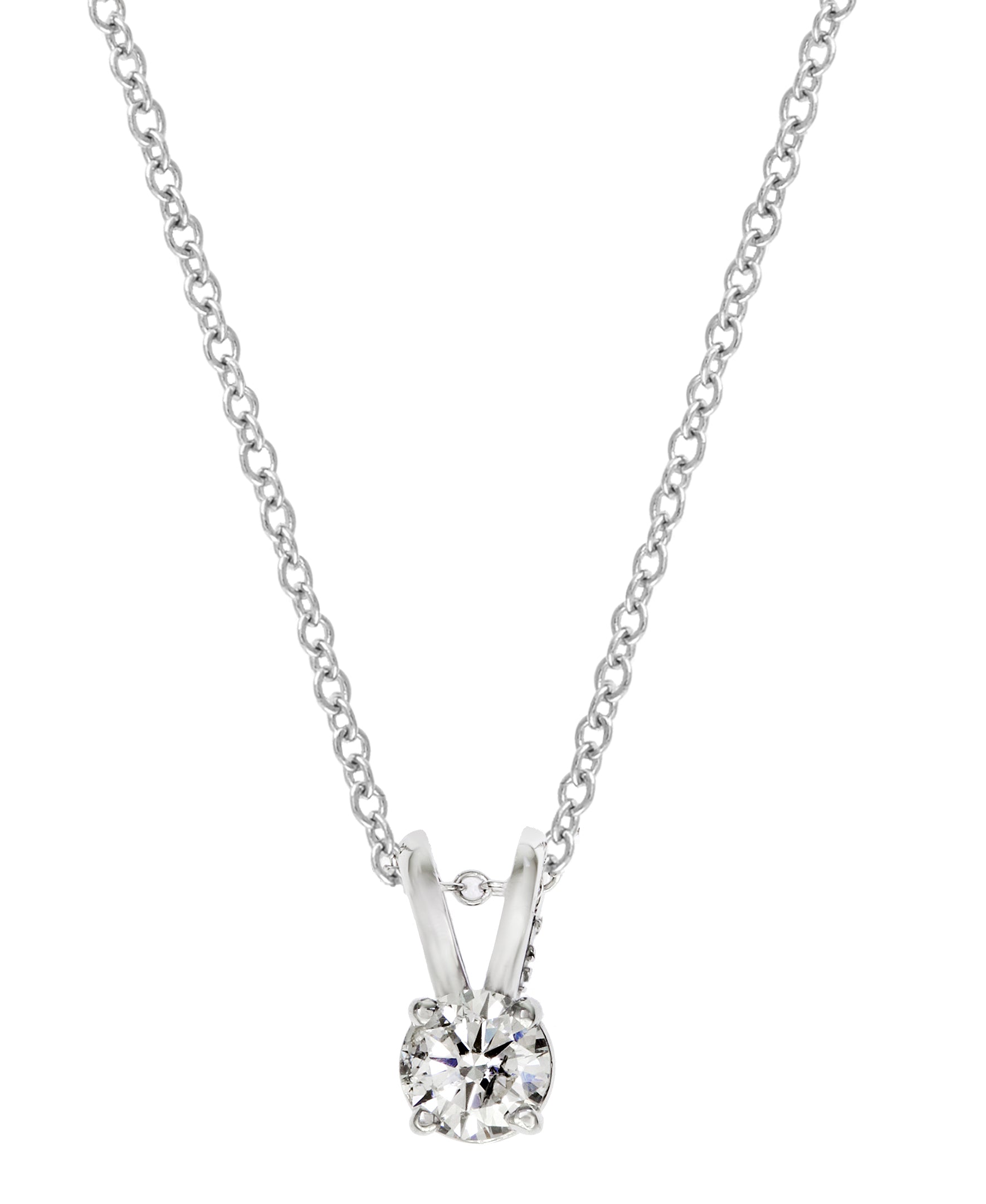 Effy 14K White Gold Diamond Pendant Necklace