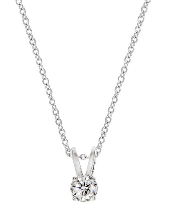 Effy 14K White Gold Diamond Pendant Necklace