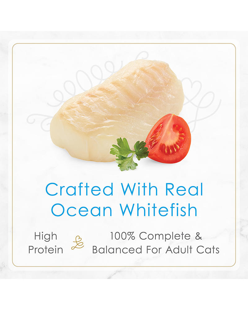 Purina Fancy Feast Petites Ocean Whitefish Entrée With Tomato In Gravy Wet Cat Food - 2.8 oz.