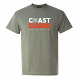 Coast Guard Mens Retro Heather Short Sleeve T-Shirt