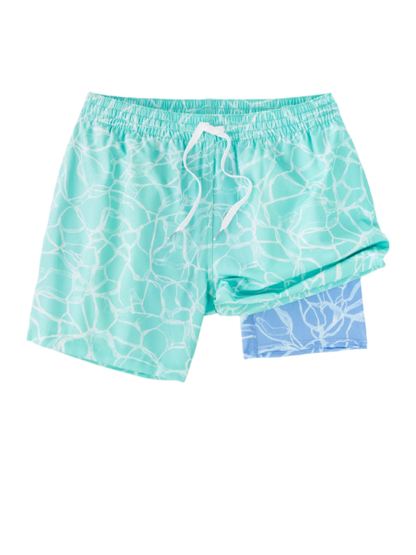 Chubbies Mens The Pool Parties 5.5" Lined Classic Swim Trunks