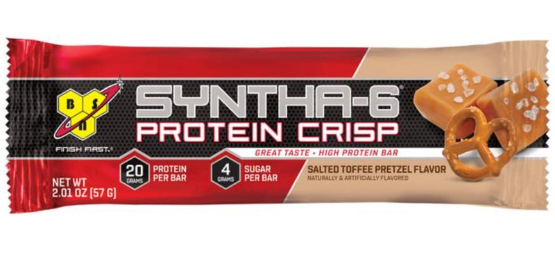 BSN Syntha-6 Protein Crisp Bar - Salted Toffee Pretzel