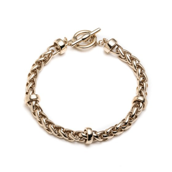 Lauren Ralph Lauren Basic Flex Gold Chain Bracelet