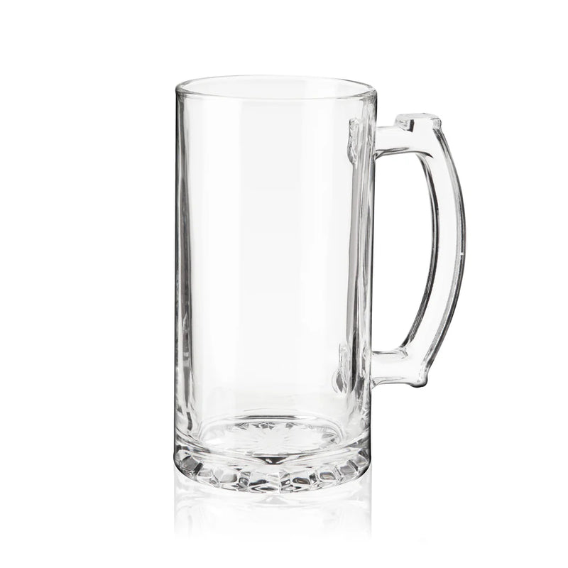 True Extra Large Glass Beer Stein - Set Of 2