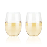 True Flexi 8 Oz Stemless Wine Cup - Set Of 2
