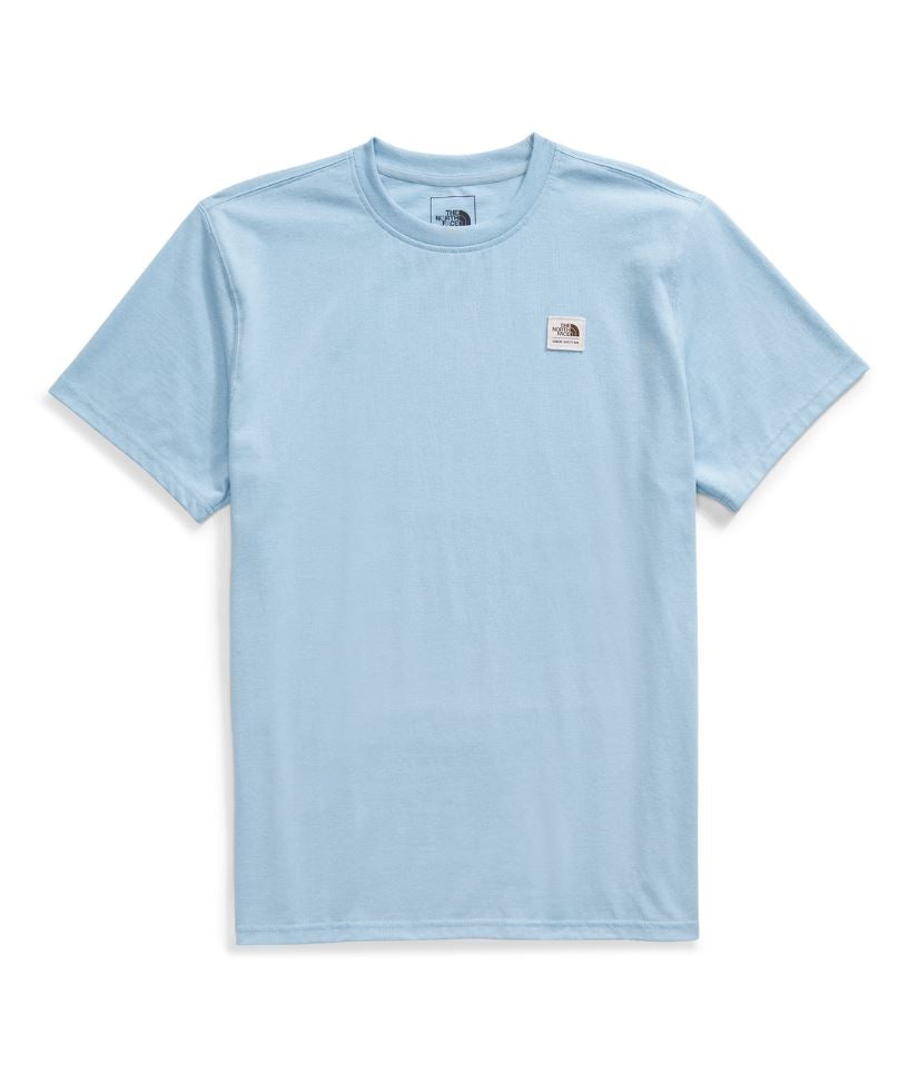 The North Face Mens Heritage Patch Heathered Short Sleeve T-Shirt