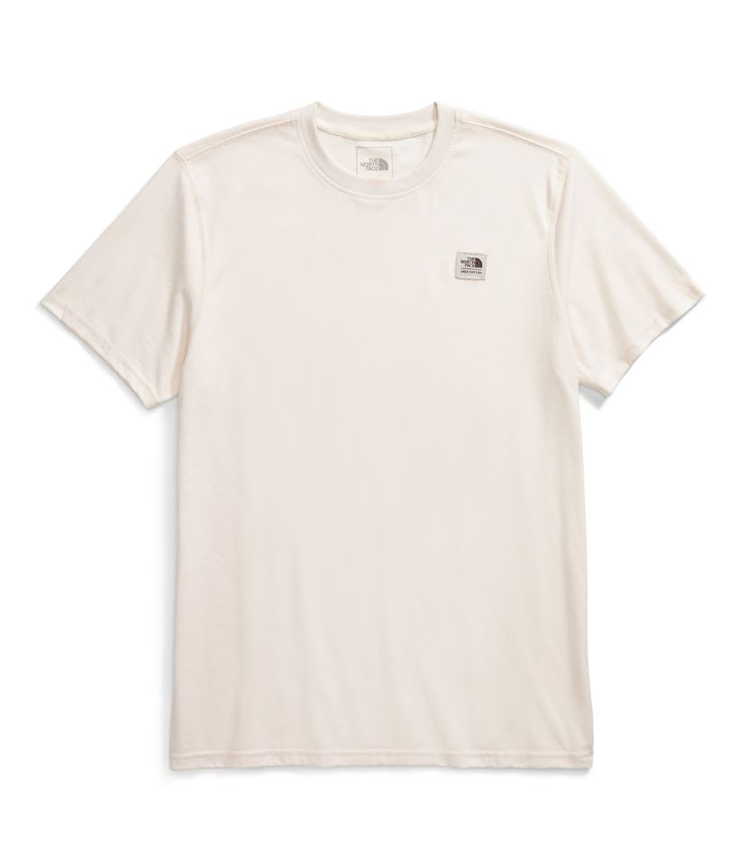 The North Face Mens Heritage Patch Heathered Short Sleeve T-Shirt