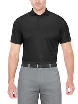 PGA Tour Mens Argyle Jacquard Short Sleeve Polo Shirt