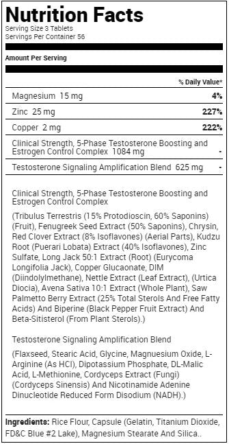 T-Bomb 3XTreme Testosterone - 168 Ct.