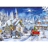 MasterPieces Glitter & Gold - Chapel's Winter Light 1000 Piece Jigsaw Puzzle