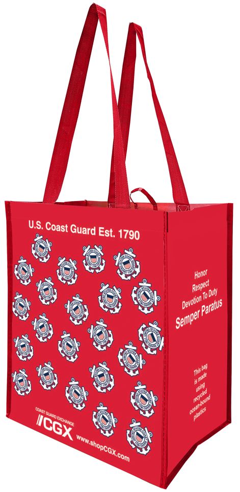 Coast Guard Earthwise All Over Print Reusable Tote Bag