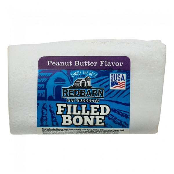 Redbarn Filled Bone Peanut Butter Flavor Dog Treat