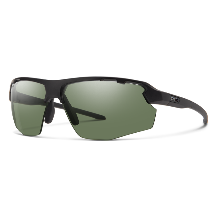 Smith Resolve Matte Black Frame - ChromaPop Polarized Gray Green Lens - Polarized Sunglasses
