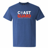 Coast Guard Mens Retro Heather Short Sleeve T-Shirt
