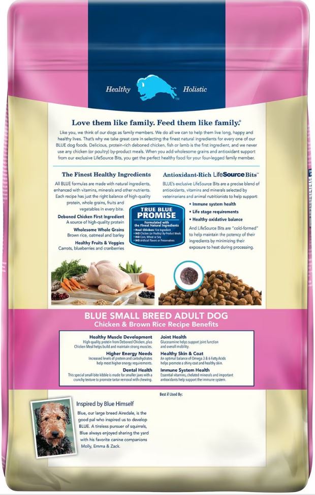 Blue Buffalo Life Protection Formula Small Breed Adult Chicken & Brown Rice Recipe Dry Dog Food - 30 lbs.