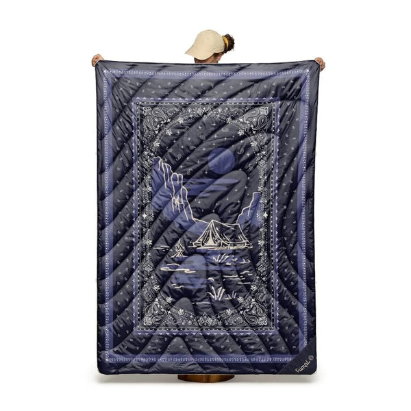 Rumpl Original Puffy Blanket - Midnight Mesa Bandana