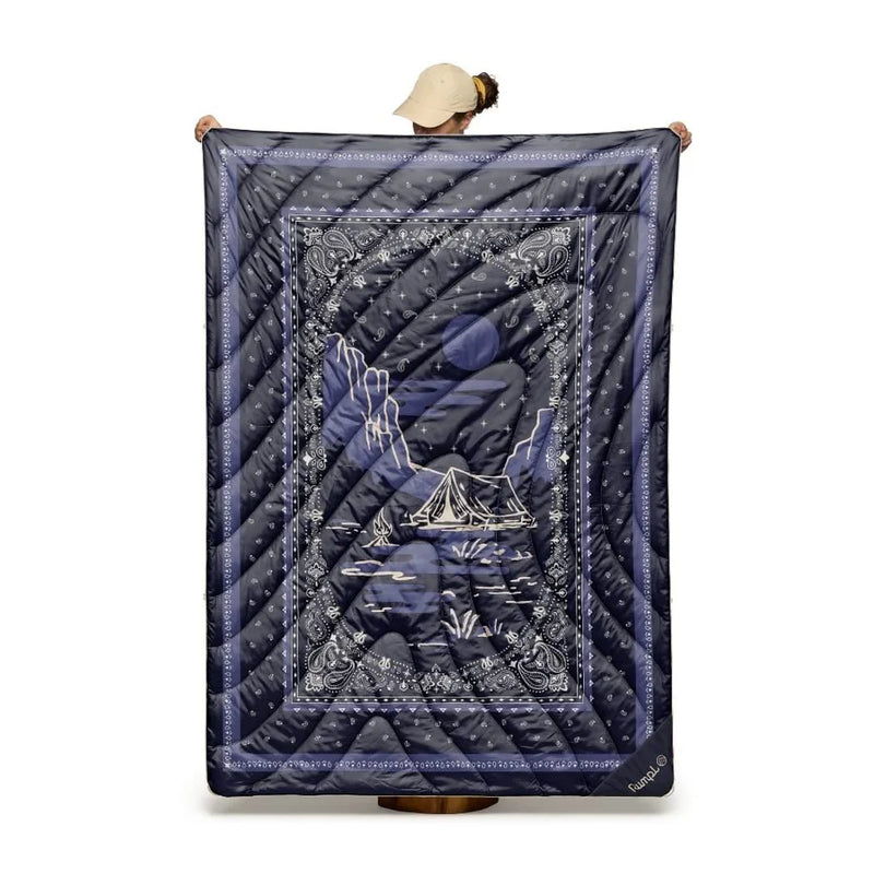 Rumpl Original Puffy Blanket - Midnight Mesa Bandana