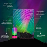 Rumpl Original Puffy Blanket - Northern Lights