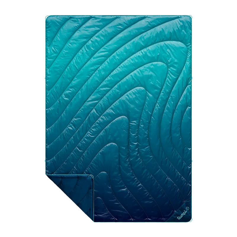Rumpl Original Puffy Blanket - Ocean Fade