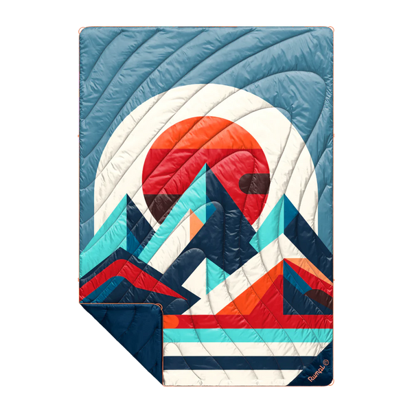 Rumpl Original Puffy Blanket - Radiant Peak Eclipse