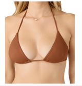 O'Neill Womens Saltwater Solids Rib Venice Triangle Bikini Top