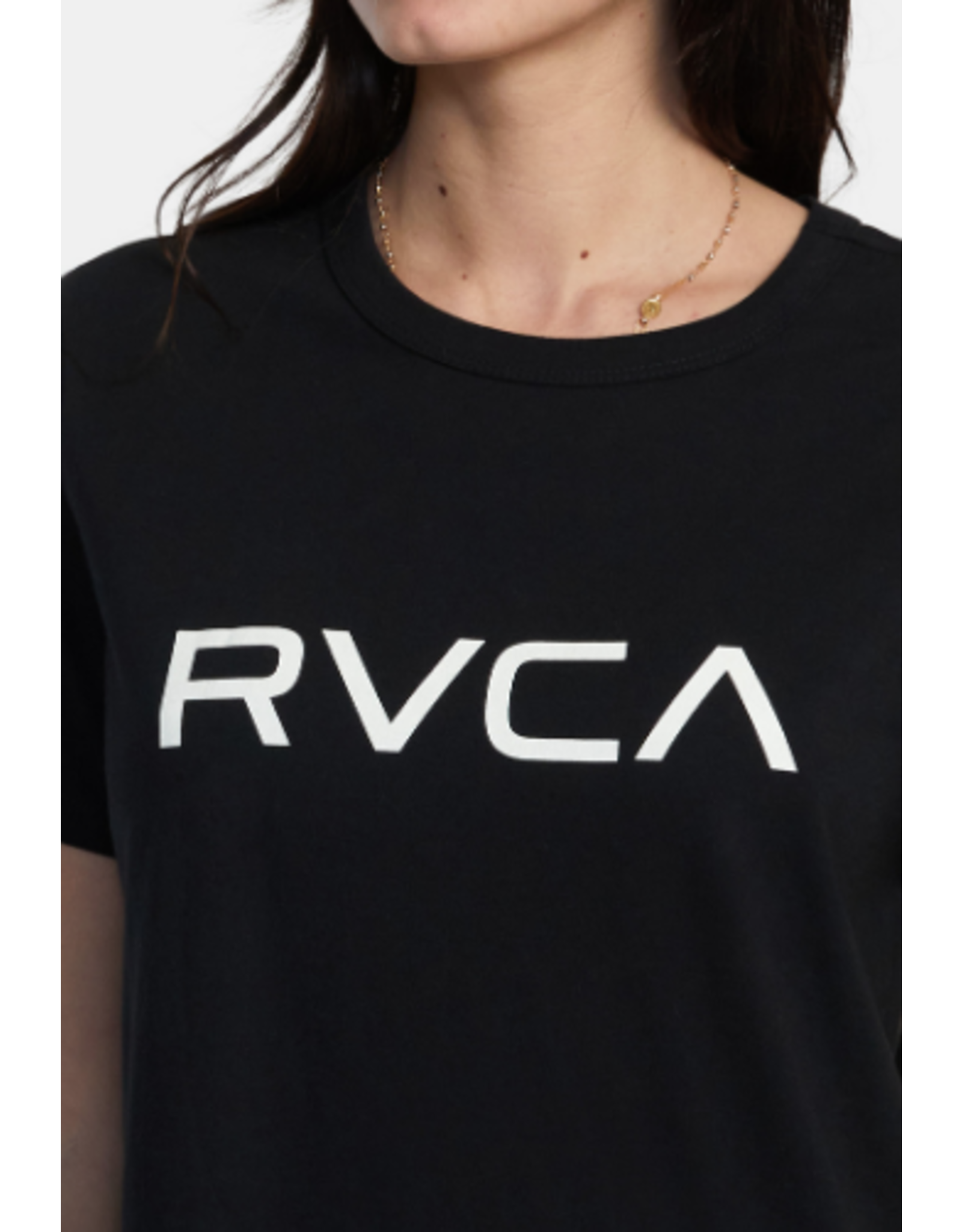 RVCA Womens Big RVCA Short Sleeve T-Shirt