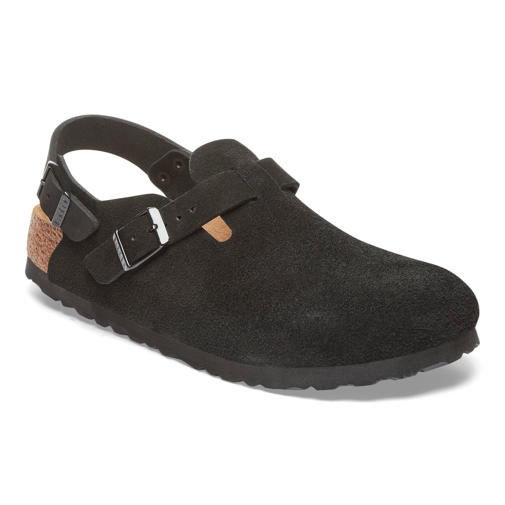 BIRKENSTOCK 黒シューズ Birkenstock Womens Uji Nubuck Leather Sandals - Medium