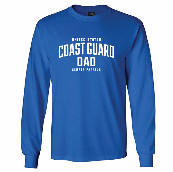 Coast Guard Mens Dad Long Sleeve T-Shirt