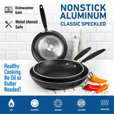 GraniteStone 3-Piece Non-Stick Frying Pan Set