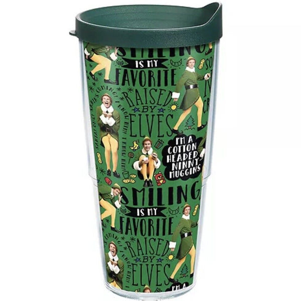 tervis Insulated Warner Brothers Elf Ninny Pattern With Travel Lid - 24 oz.