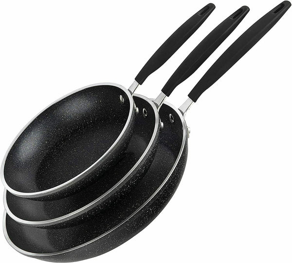 GraniteStone 3-Piece Non-Stick Frying Pan Set