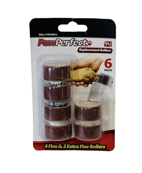 Paw Perfect Nail File Replacement Rollers - 6 Pack