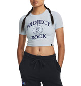 Under Armour Womens Project Rock Arena Baby T Short Sleeve T-Shirt