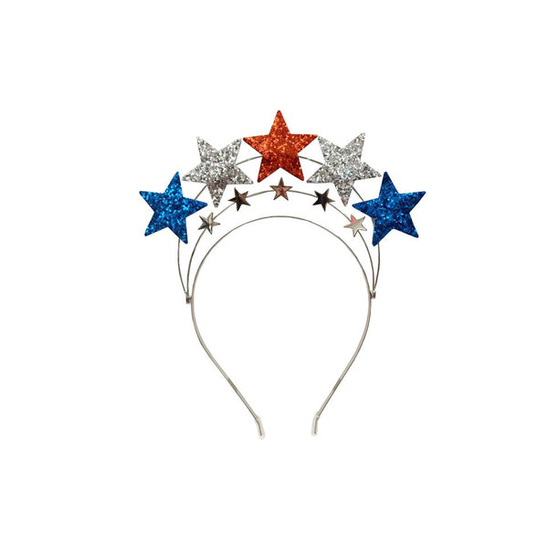 FAF Patriotic Glitter Stars Head Bopper