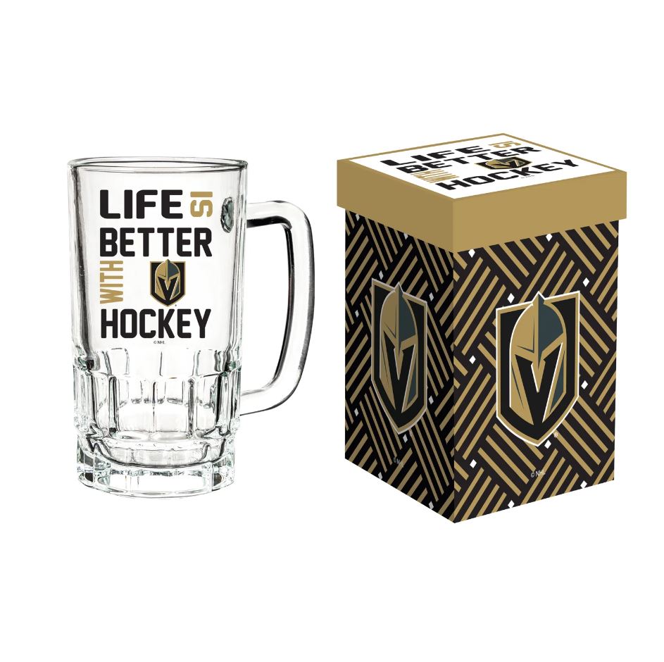 Team Sports America Las Vegas Golden Knights Glass Tankard Cup