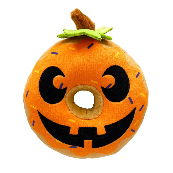 Huxley & Kent Pumpkin Donut Plush Dog Toy