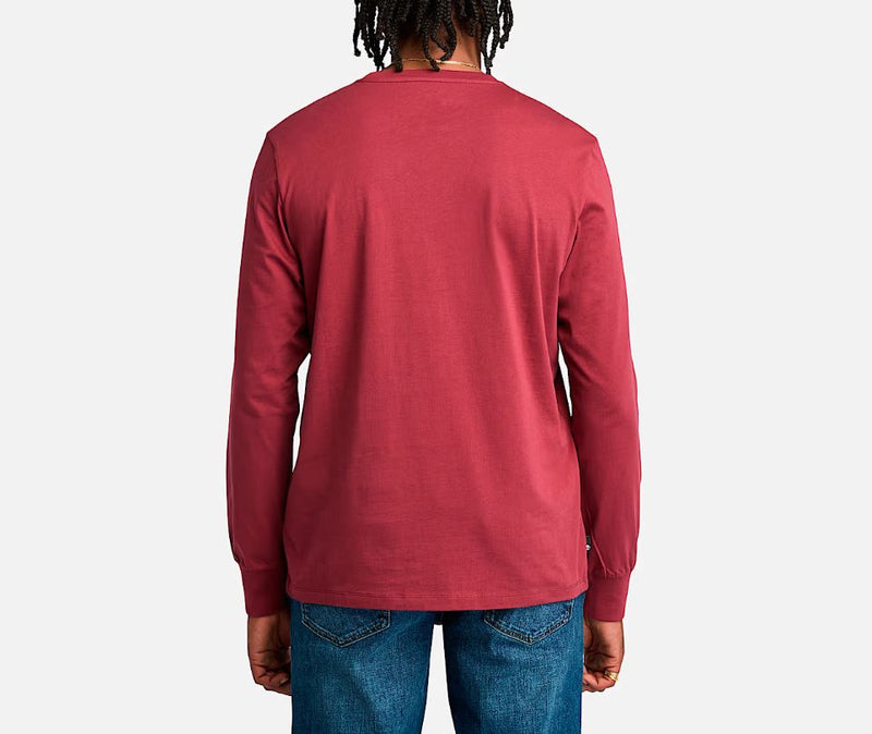 Timberland Mens Stack Logo Long Sleeve T-Shirt