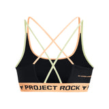 Under Armour Womens Project Rock Printed Crossback Sports Bra