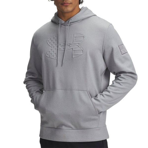 Under Armour Mens Freedom Embossed Hoodie Sweatshirt