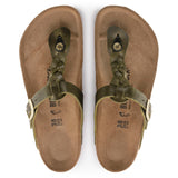 Birkenstock Womens Gizeh Braid Oiled Leather Sandals - Regular/Wide
